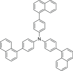 Crystal structure of tris[4-(naphthalen-1-yl)phenyl]amine
