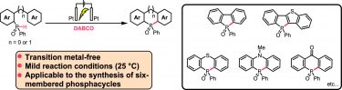 Electrosynthesis of Phosphacycles via Dehydrogenative C–P Bond Formation Using DABCO as a Mediator