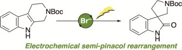 A Facile Access to Spirooxindoles by Halogen-Mediated Electrochemical Semi-pinacol Rearrangement