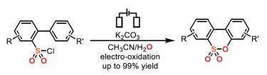 Electrochemical Synthesis of Sultone Derivatives via Dehydrogenative C–O Bond Formation